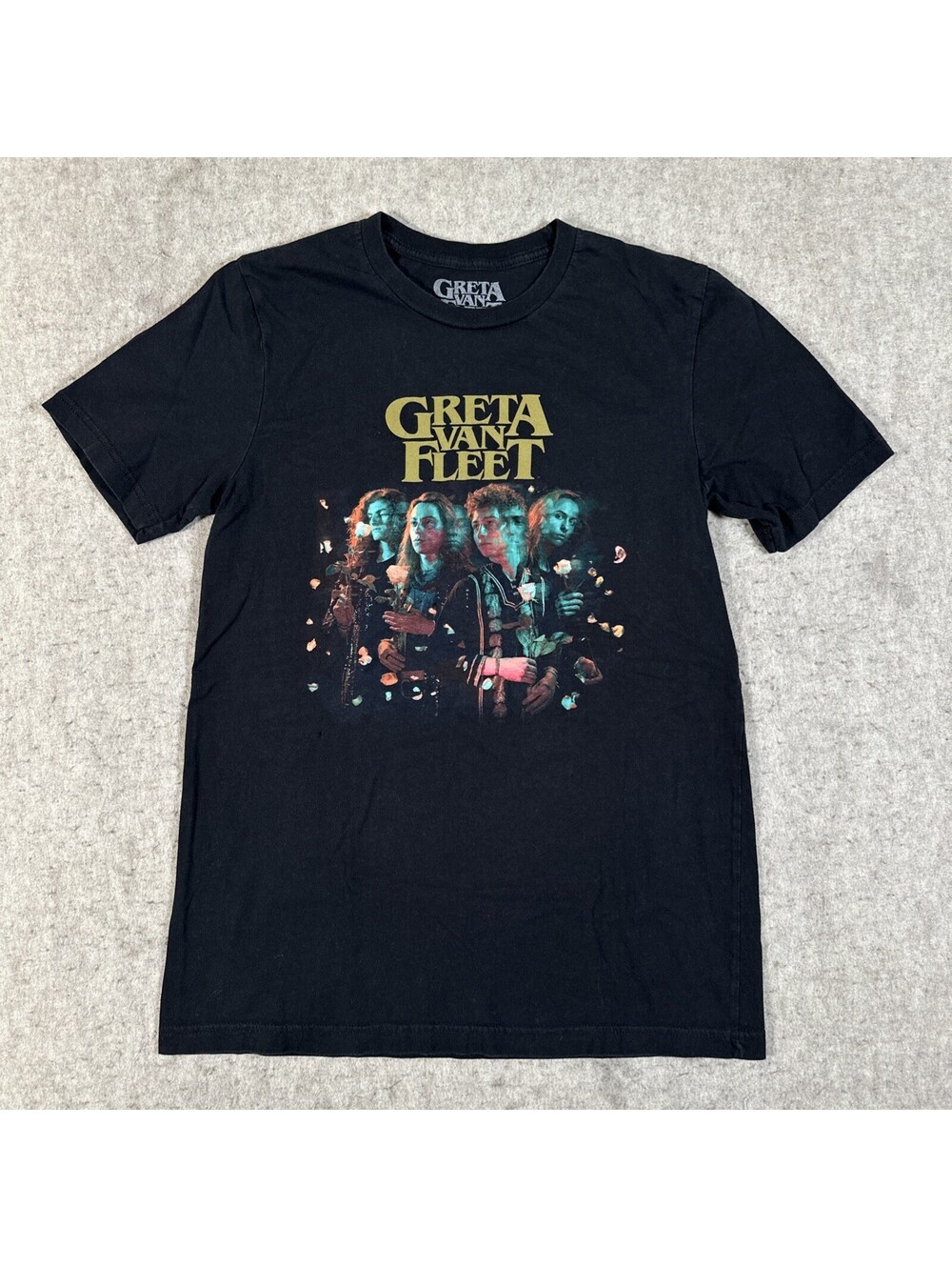 Greta Van Fleet March Of The Peaceful Army Concert T-shirt Med? Black (Hole)
